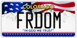 Colorado, Vanity Plates