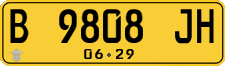 License plate of Indonesia, Commercial vehicles