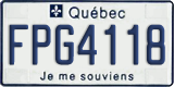 Quebec, Commercial vehicles (FAB1234)