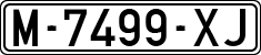 License plates of Spain, 1971 year series