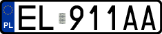 License plates of Poland, Regular car plates
