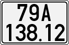 License plate of Vietnam, Cars