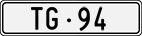 License plate of Switzerland, Cars