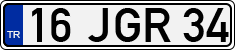 License plate of Turkey, Regular plates