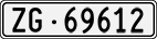 License plate of Switzerland, Cars