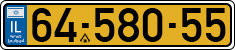 License plate of Israel, Regular plates
