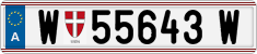 License plate of Austria, Regular plates