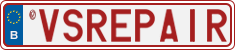 License plate of Belgium, Vanity Plates (2014)