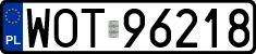 License plates of Poland, Regular car plates