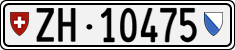 License plate of Switzerland, Cars