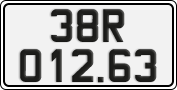 License plate of Vietnam, Cars