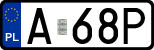 License plates of Poland, Regular car plates