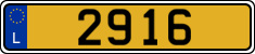 License plate of Luxembourg, Vanity Plates