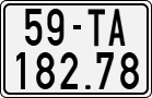 License plate of Vietnam, Motorcycles
