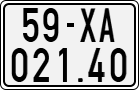 License plate of Vietnam, Motorcycles