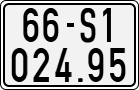 License plate of Vietnam, Motorcycles