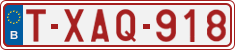 License plate of Belgium, Regular plates (2010)