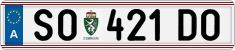License plate of Austria, Regular plates