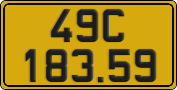 License plate of Vietnam, Commercial vehicles