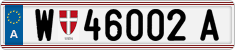 License plate of Austria, Regular plates