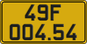License plate of Vietnam, Commercial vehicles