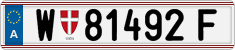 License plate of Austria, Regular plates