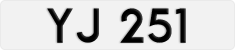 License plate of Hong Kong, AB 1234