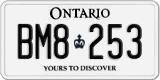 Ontario, PRP, Truck, Bus (AB1-234)