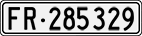 License plate of Switzerland, Cars