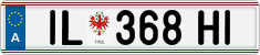 License plate of Austria, Regular plates