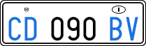 License plate of Italy, Diplomatic