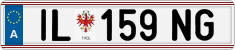 License plate of Austria, Regular plates