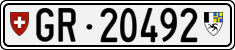 License plate of Switzerland, Cars