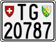 License plate of Switzerland, Motorcycles