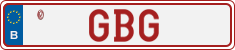 License plate of Belgium, Vanity Plates (2014)