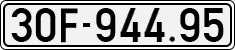 License plate of Vietnam, Cars