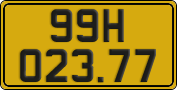 License plate of Vietnam, Commercial vehicles