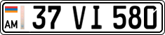 License plate of Armenia, Private owners