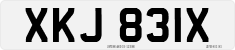 License plate of the United Kingdom, 1963 year system