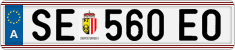 License plate of Austria, Regular plates