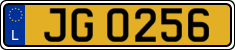 License plate of Luxembourg, 2003 year system