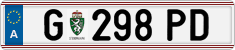 License plate of Austria, Regular plates