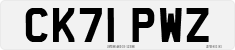 License plate of the United Kingdom, 2001 year system