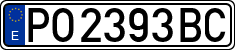 License plates of Spain, 1971 year series