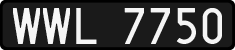License plates of Poland, 1976 year system