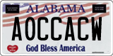 Alabama, Vanity Plates