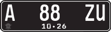 License plate of Indonesia, Regular plates