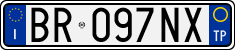 License plate of Italy, Cars (1994 year series)