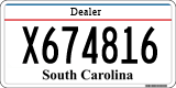 South Carolina, Dealer (X123456)