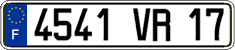 French license plate, FNI